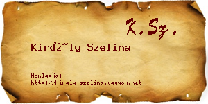 Király Szelina névjegykártya